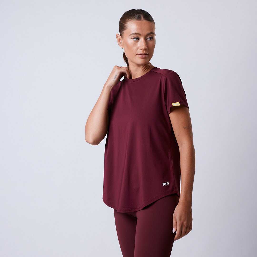 Lucy t-shirt Dark red