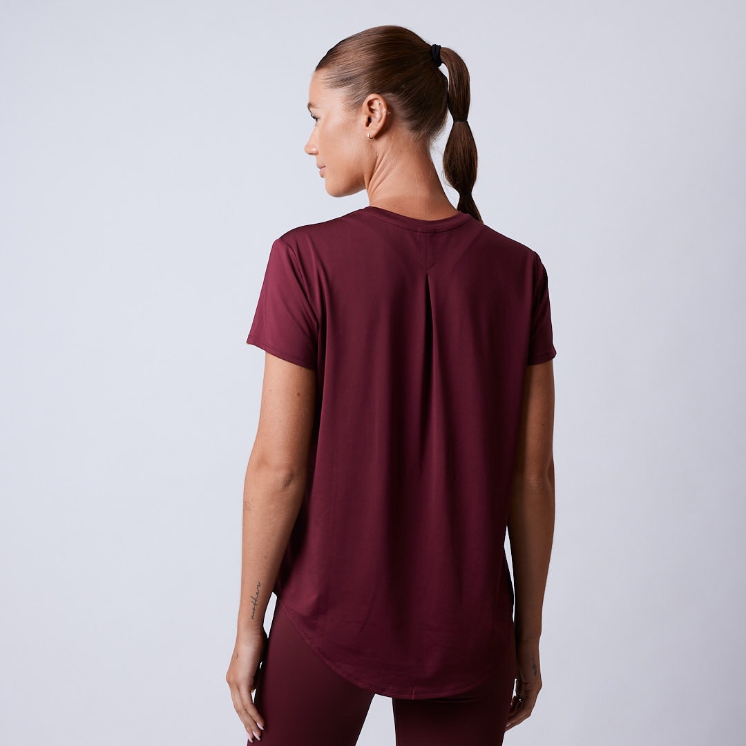 Lucy t-shirt Dark red