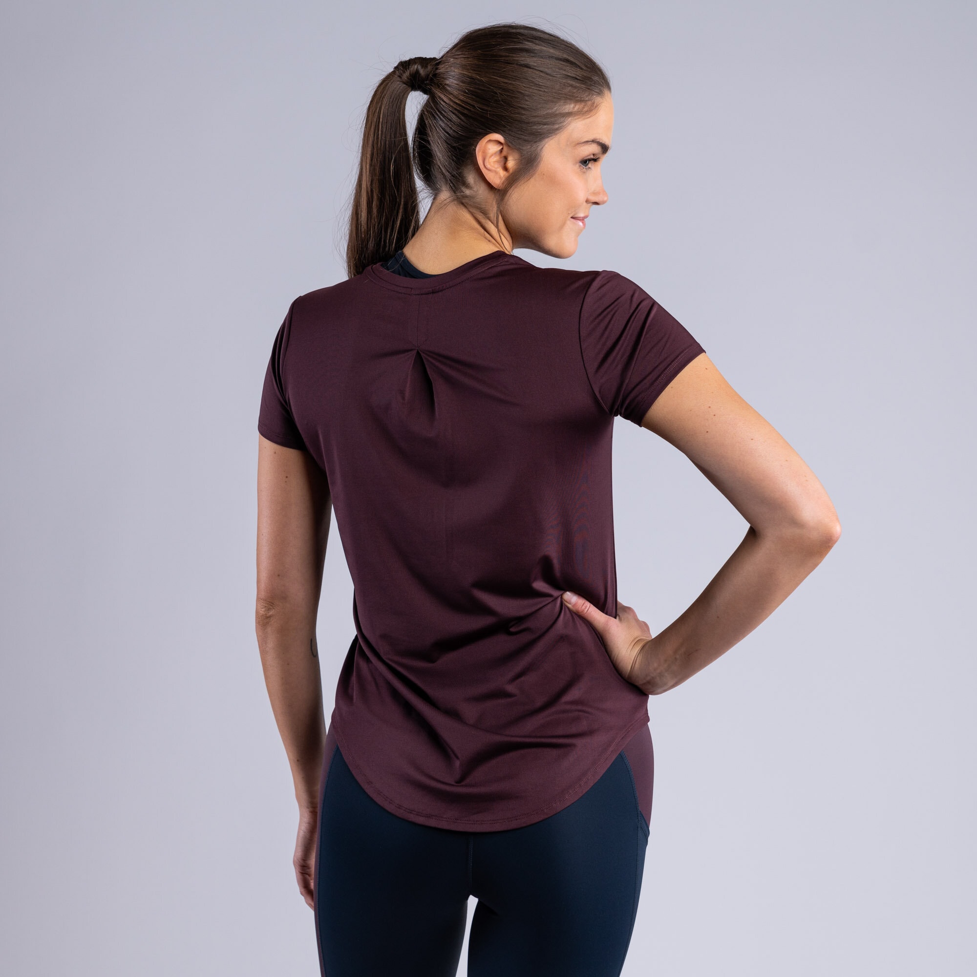 Lucy t-shirt Dark wine