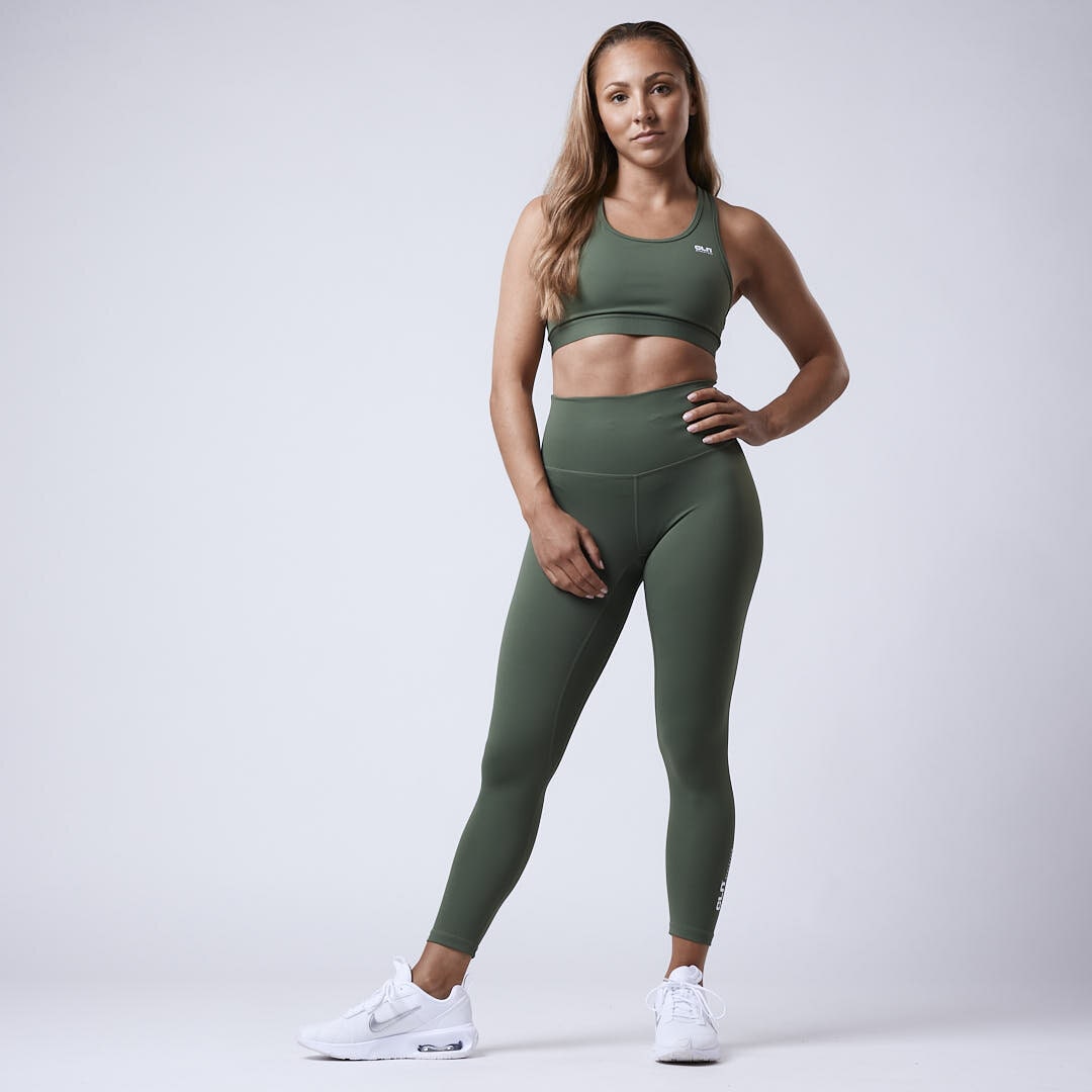 Fuse 7/8 tights Moss green