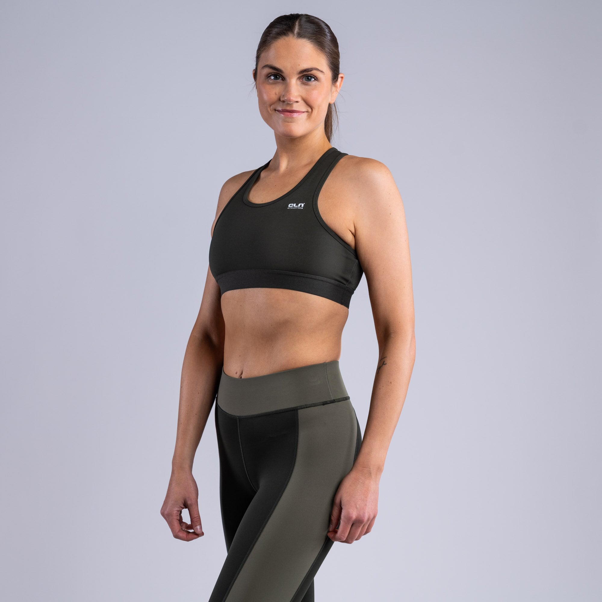 Inhale sport bra Deep forest green