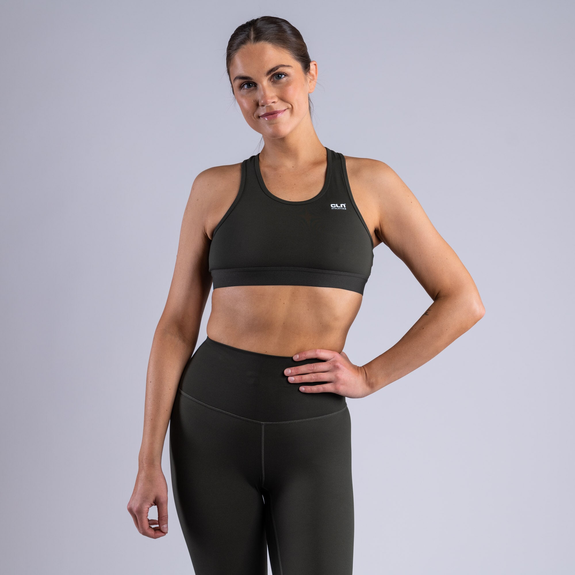 Inhale sport bra Deep forest green