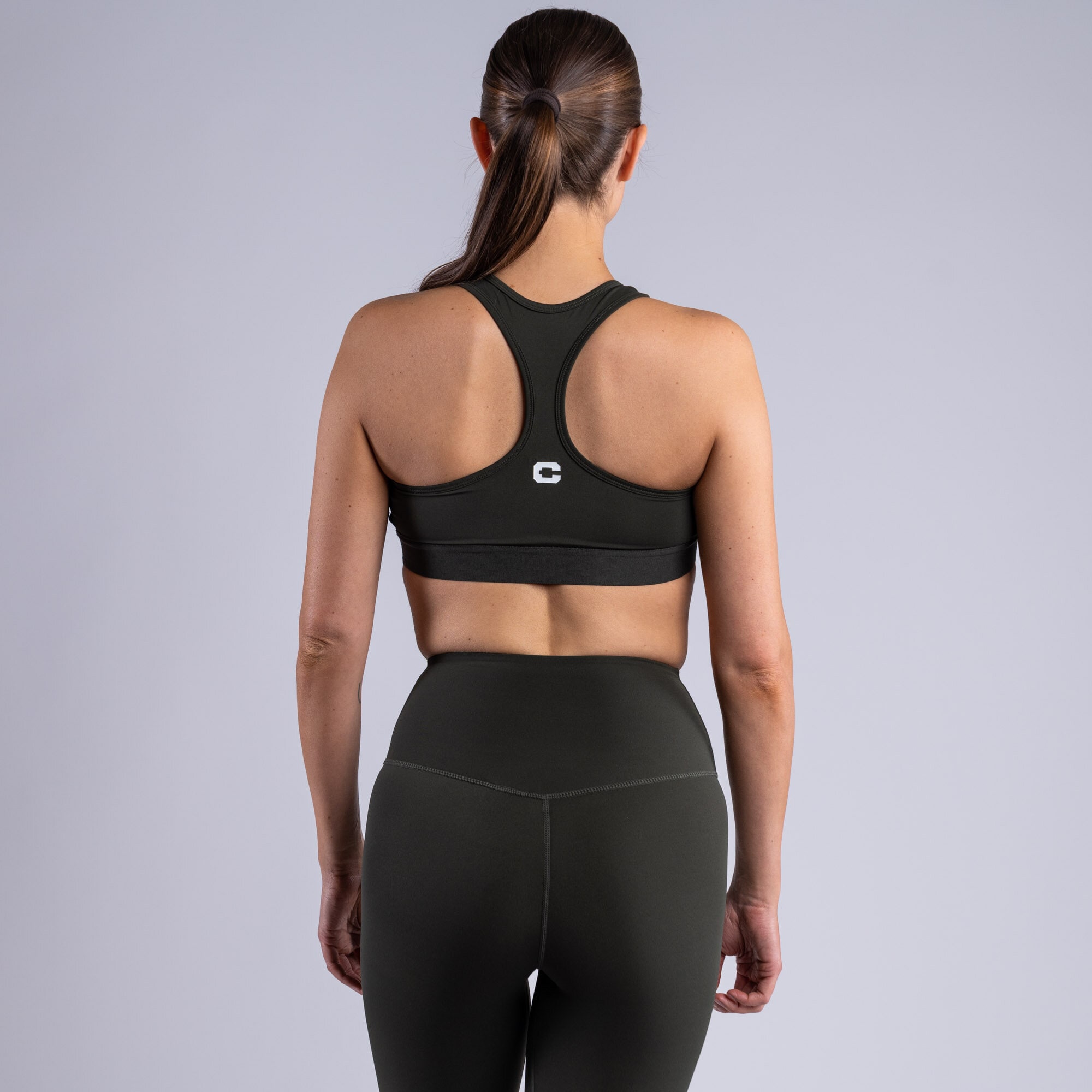 Inhale sport bra Deep forest green