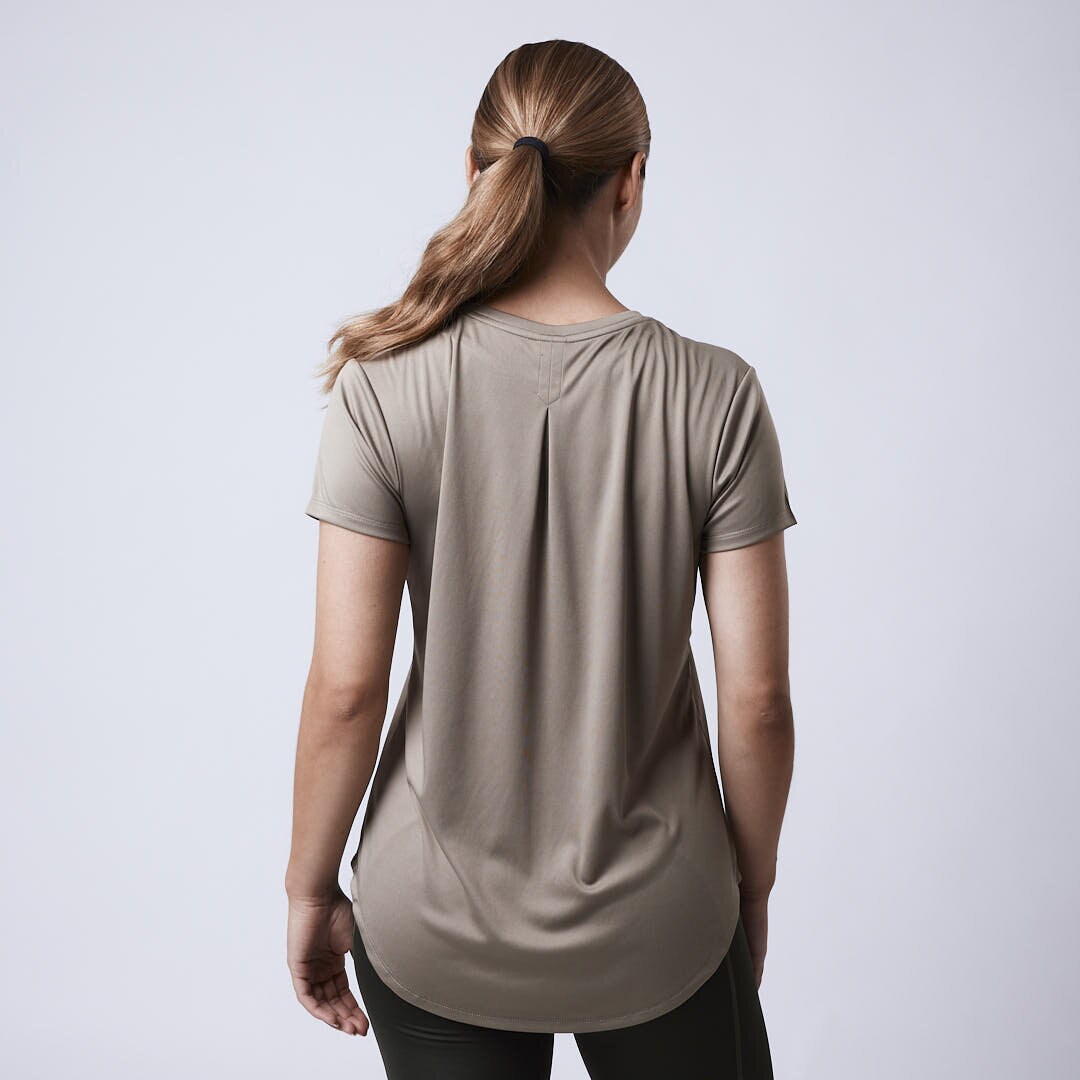 Perform ws t-shirt Dark khaki