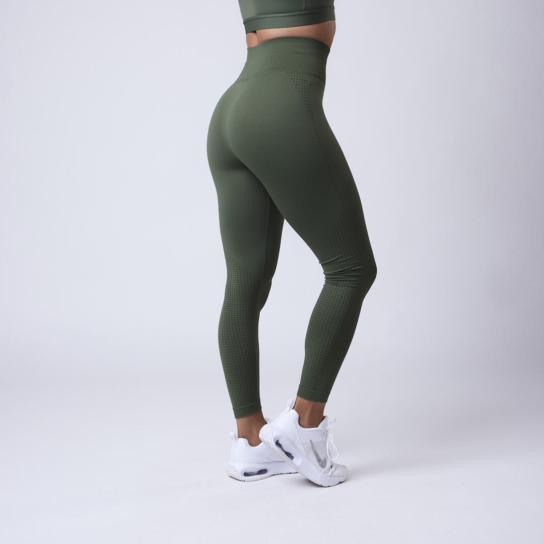 Victory seamless tights Moss green