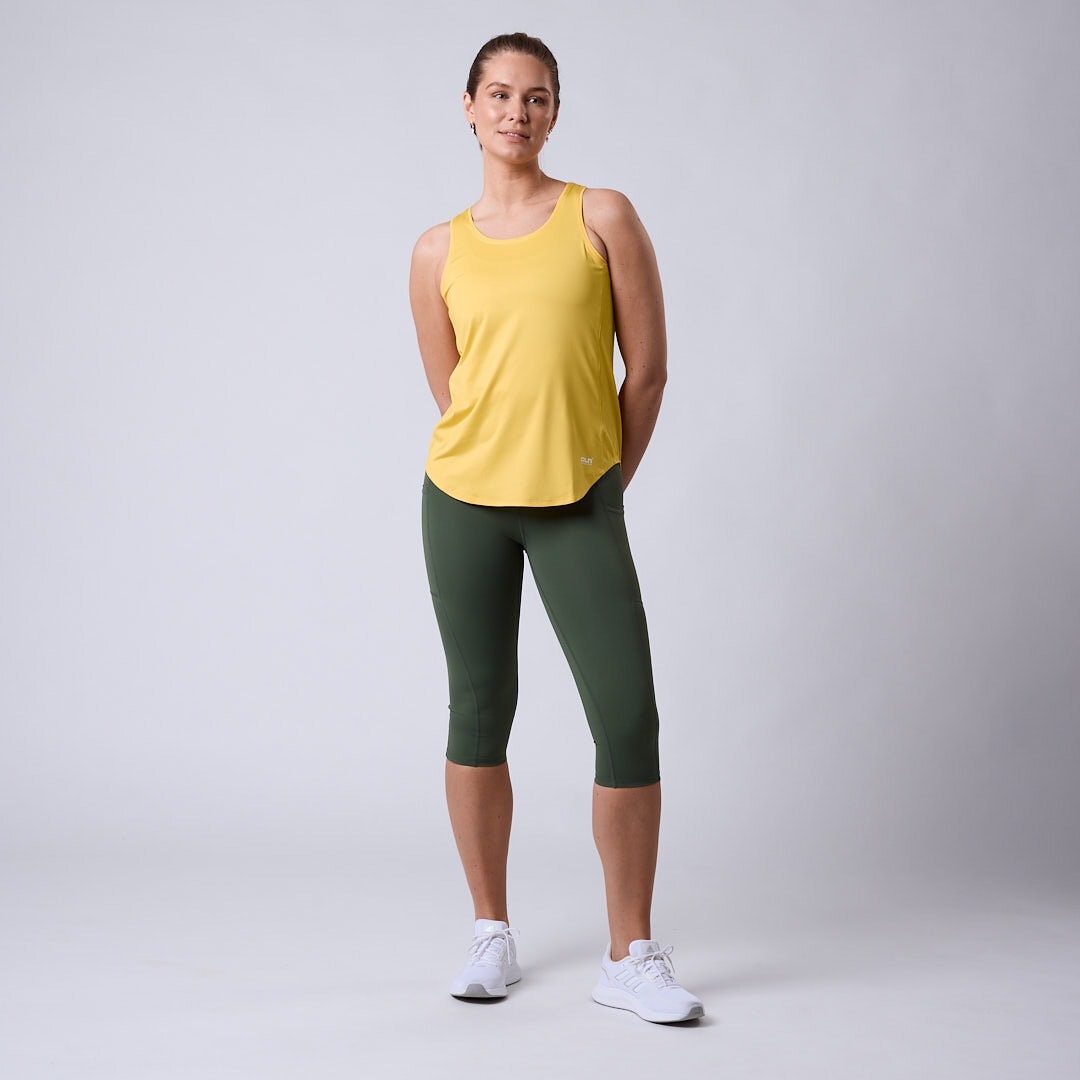 Leya tank Golden yellow