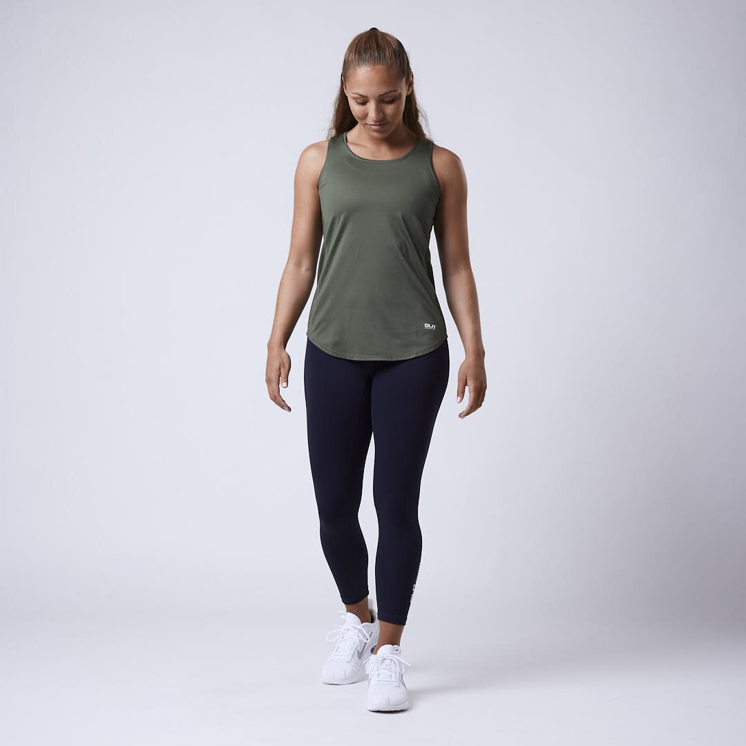 Leya tank Moss green