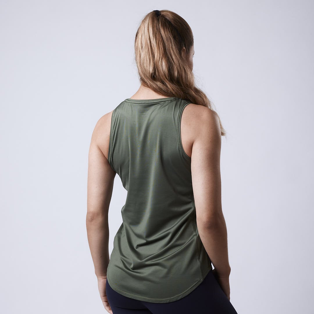 Leya tank Moss green