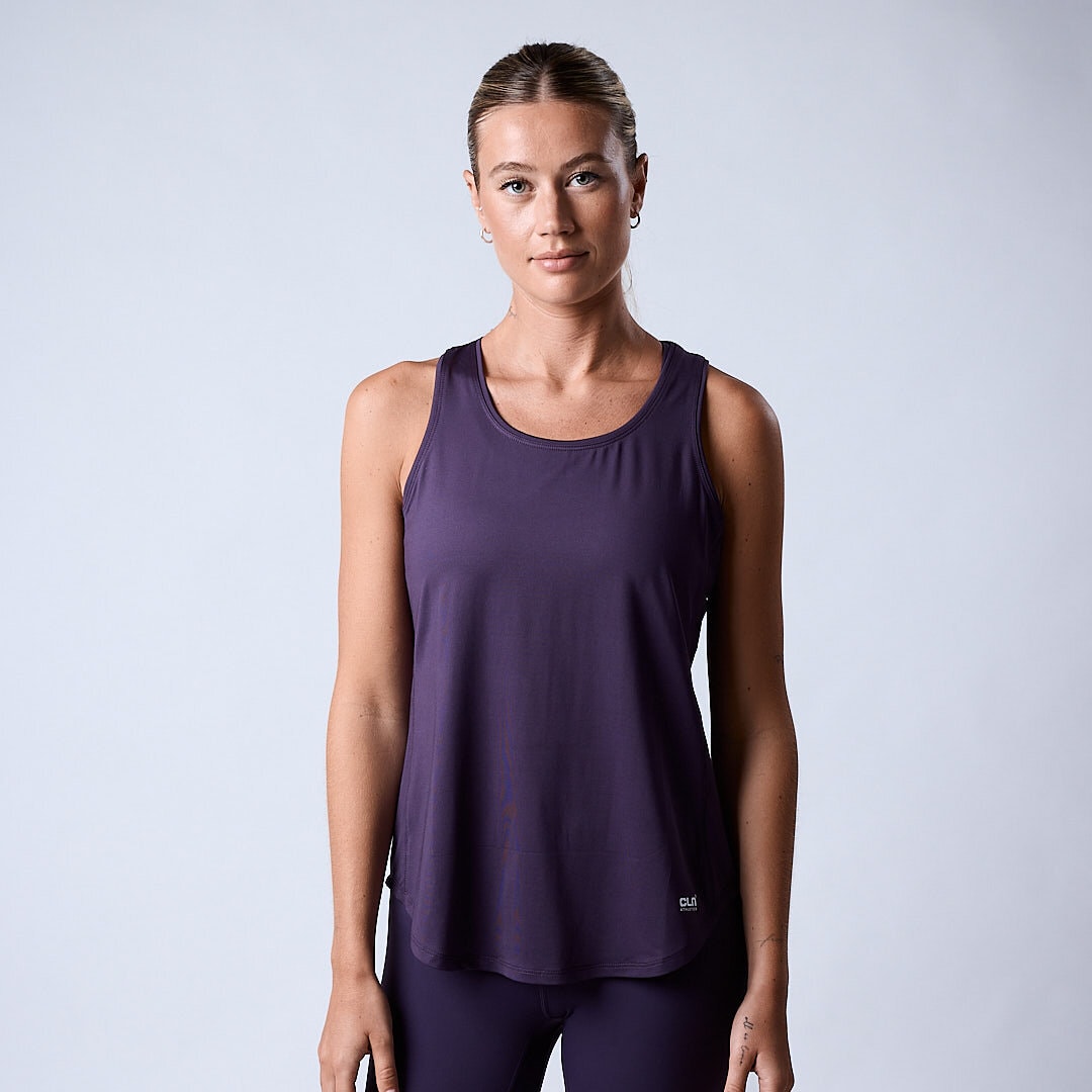 Leya tank Dark plum