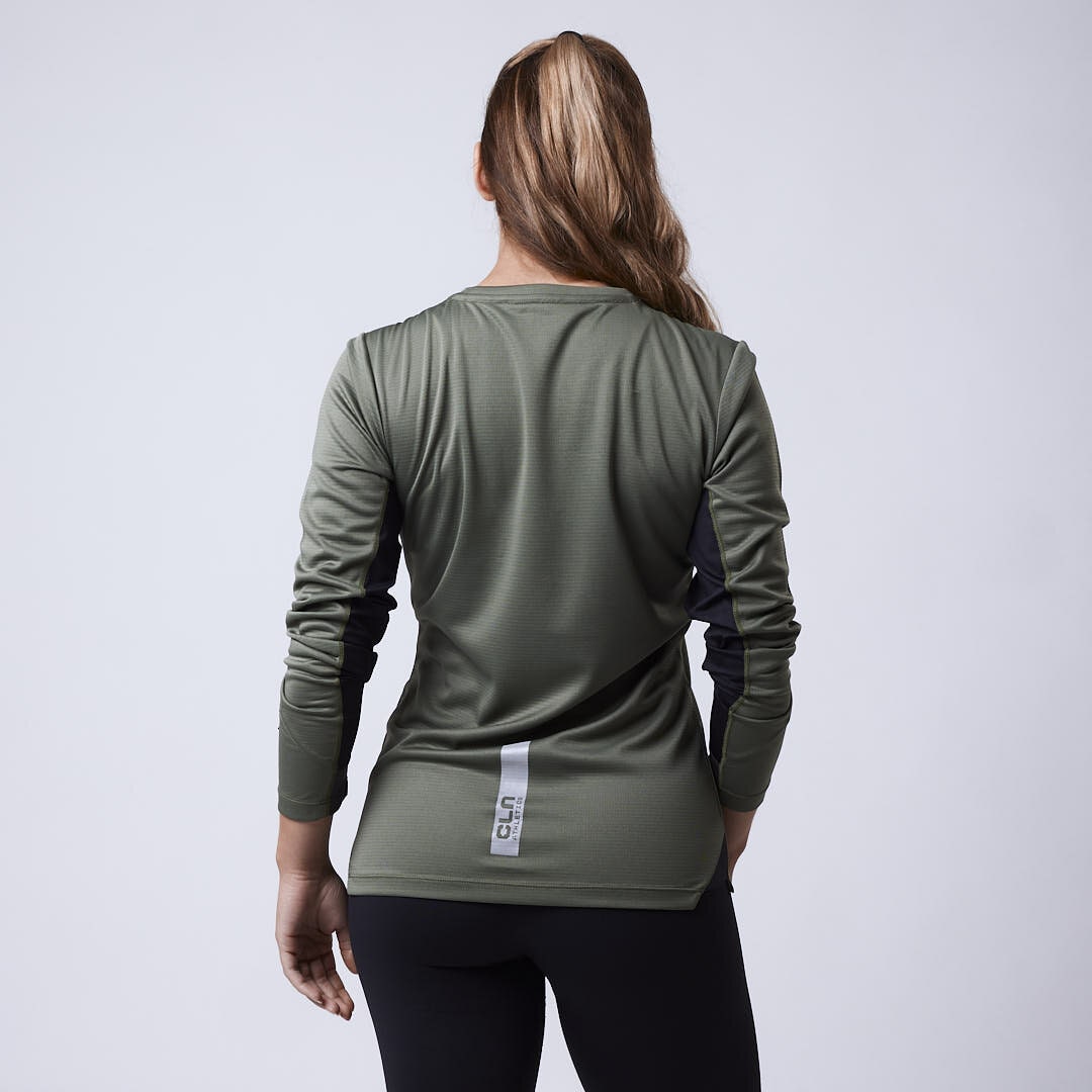 Jane ws longsleeve Moss green