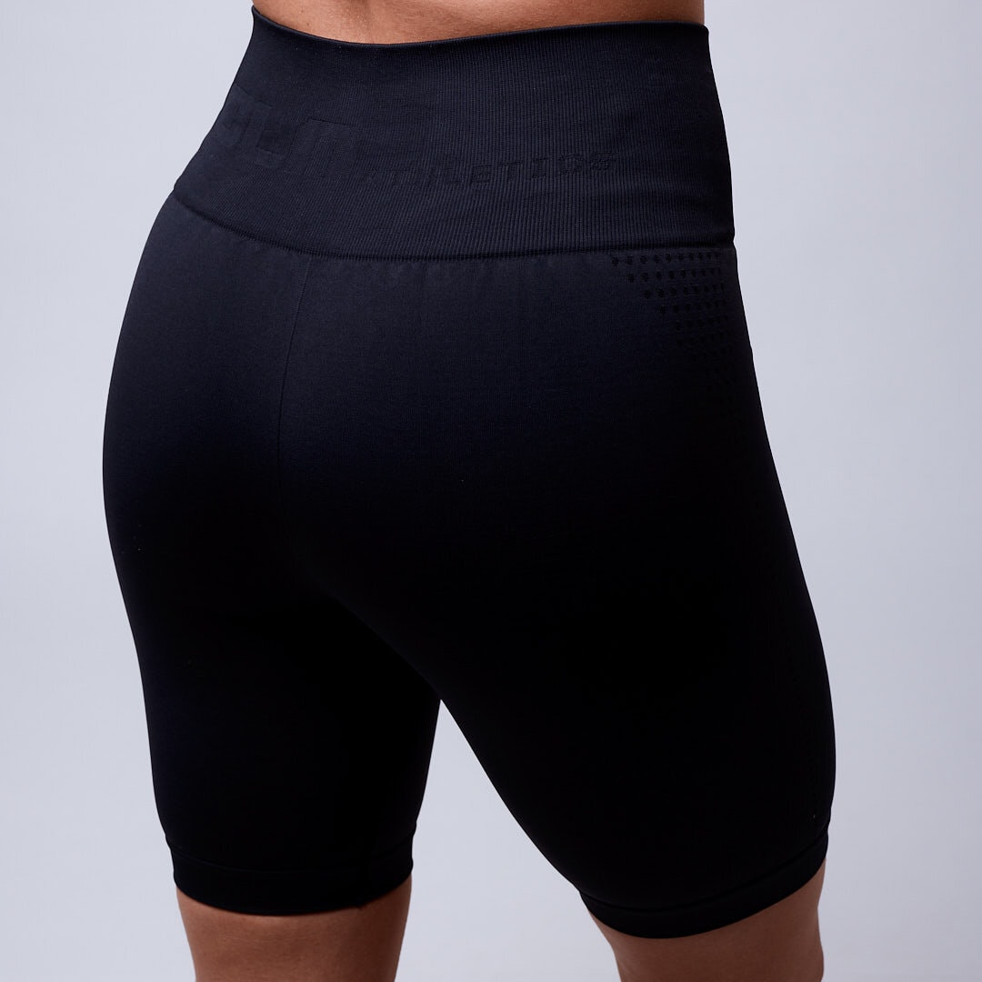 Victory seamless biker shorts Black