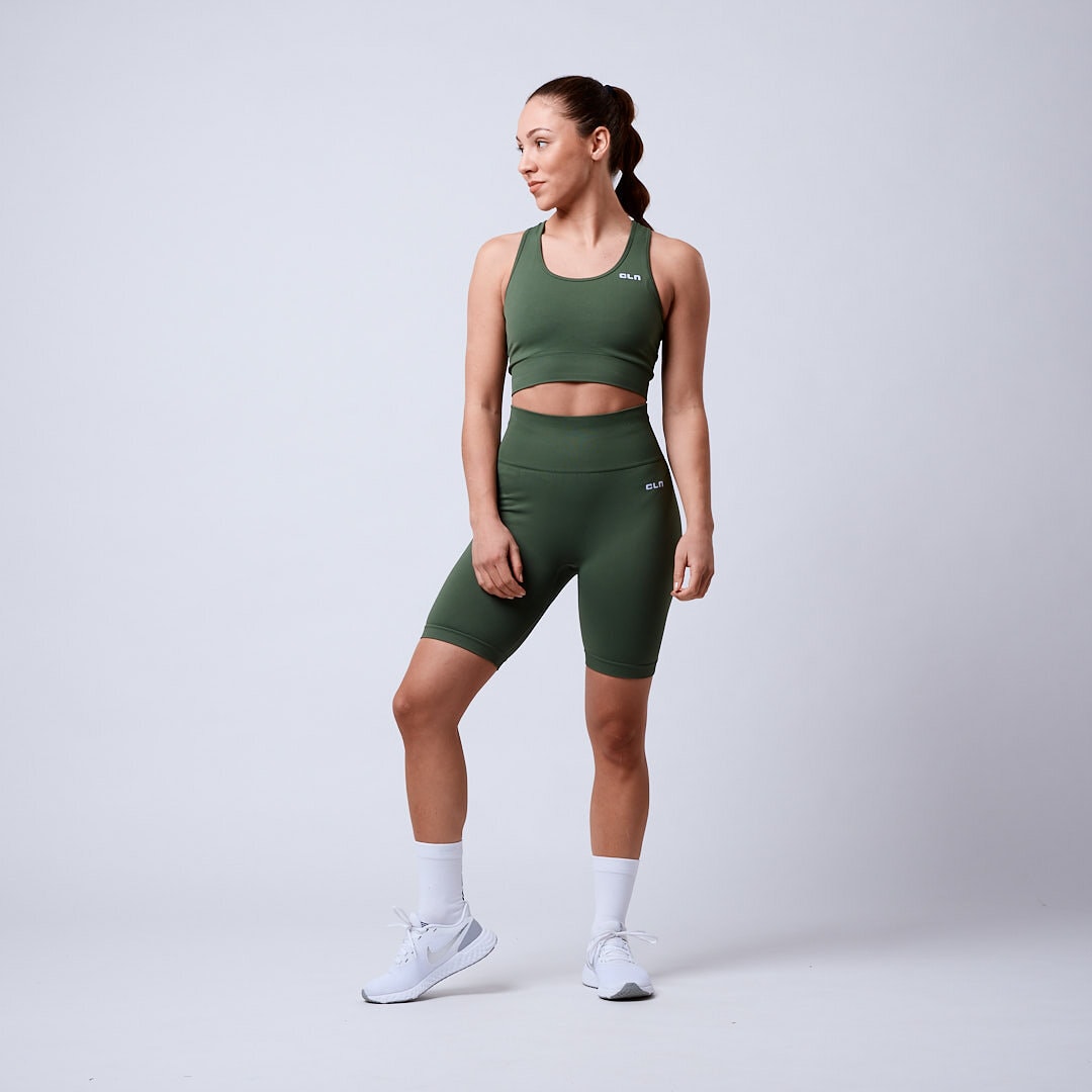 Victory seamless sports bra Moss green