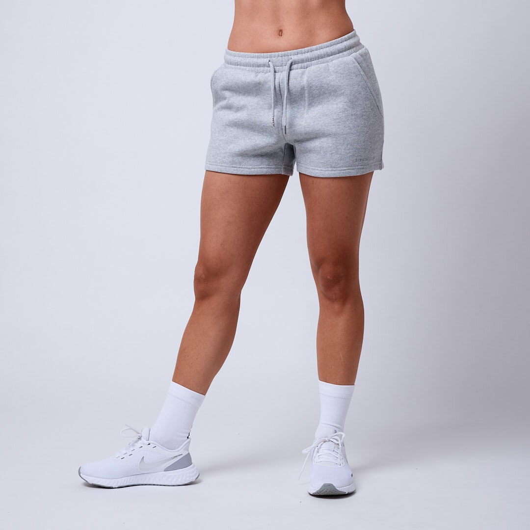 Core sweat shorts Wmn Grey melange