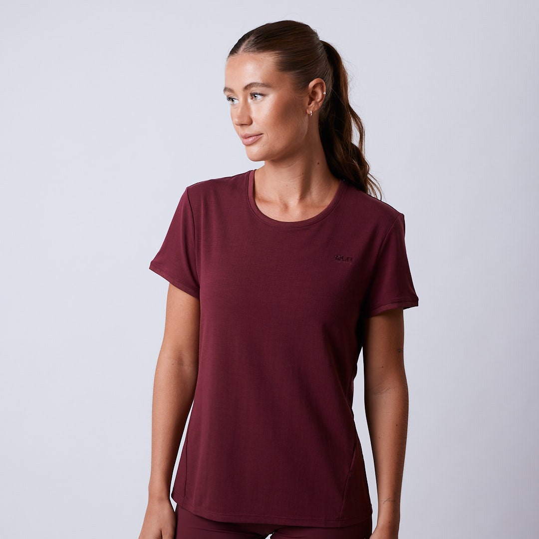 Crystal t-shirt Dark red