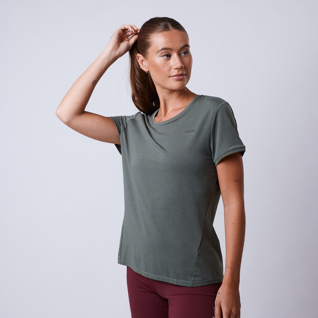 Crystal t-shirt Moss green