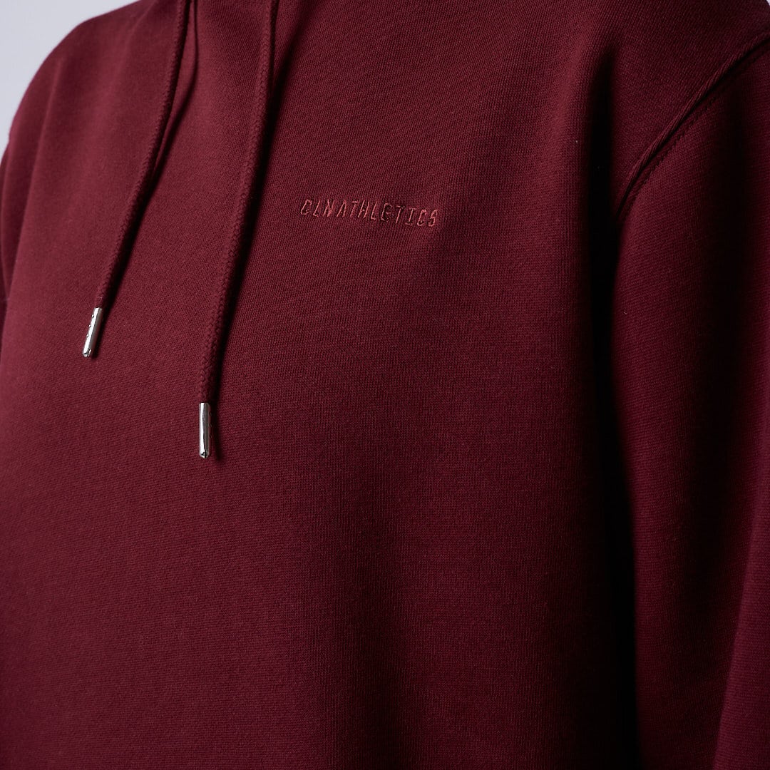 Core hoodie Wmn Dark red