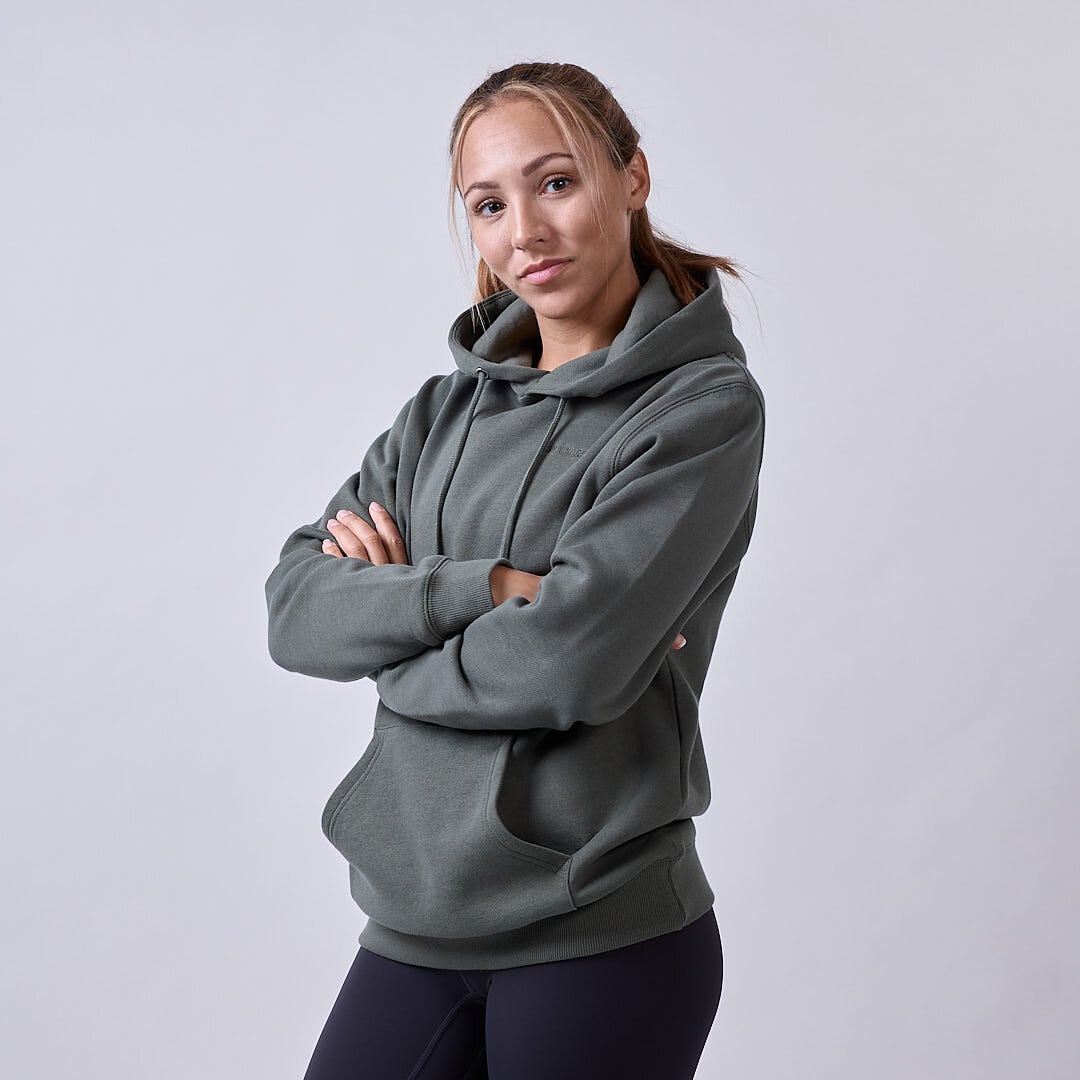 Core hoodie Wmn Moss green