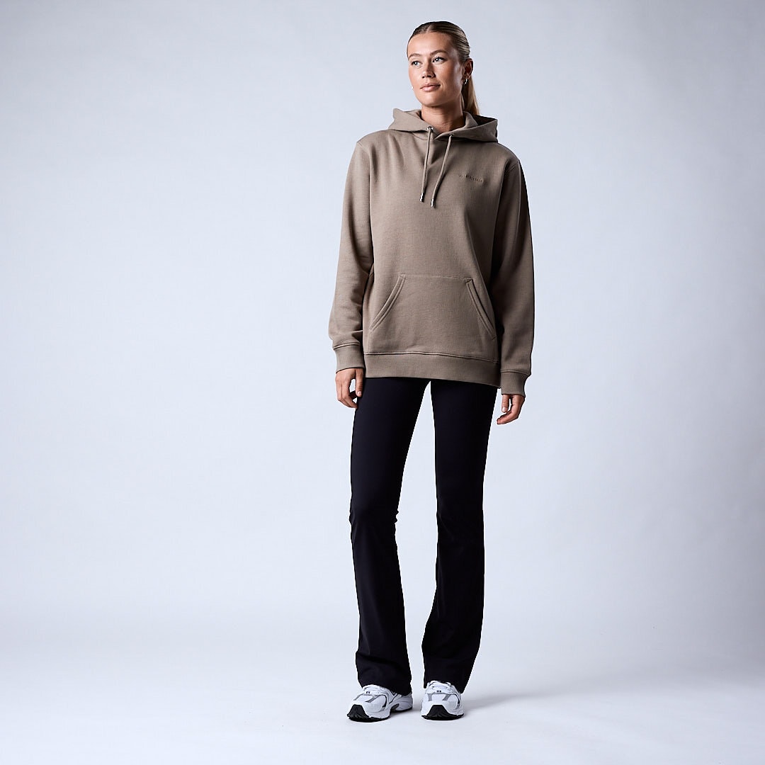 Core hoodie Wmn Dark khaki