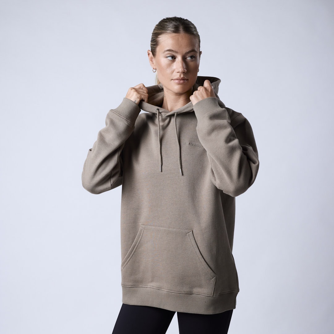 Core hoodie Wmn Dark khaki