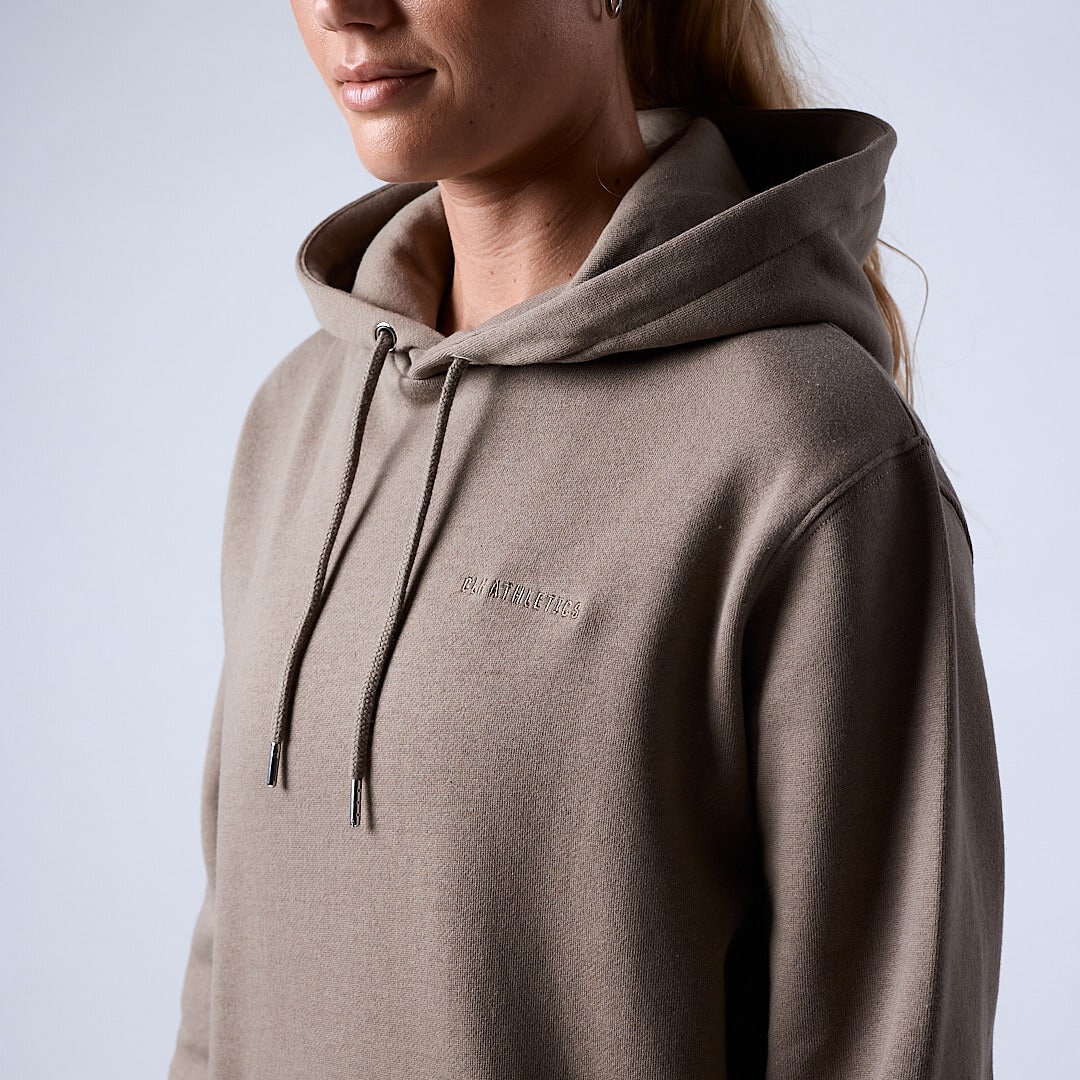 Core hoodie Wmn Dark khaki