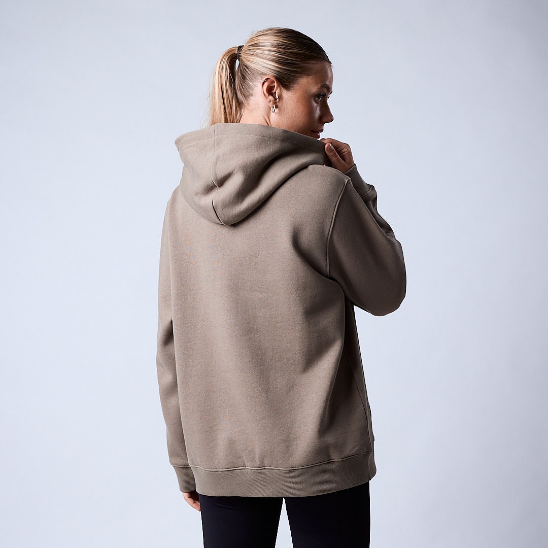Core hoodie Wmn Dark khaki