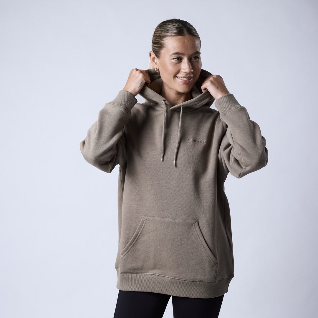 Core hoodie Wmn Dark khaki