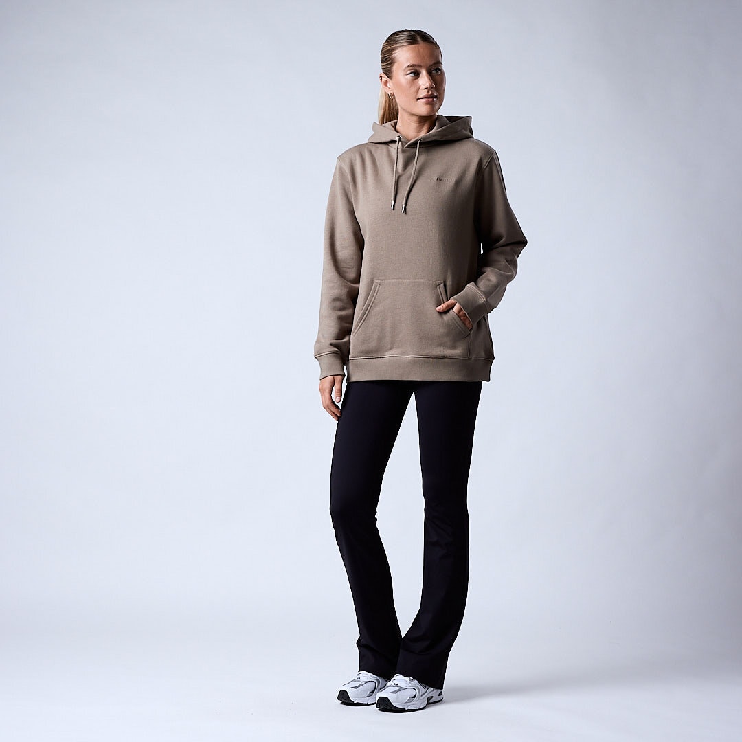 Core hoodie Wmn Dark khaki