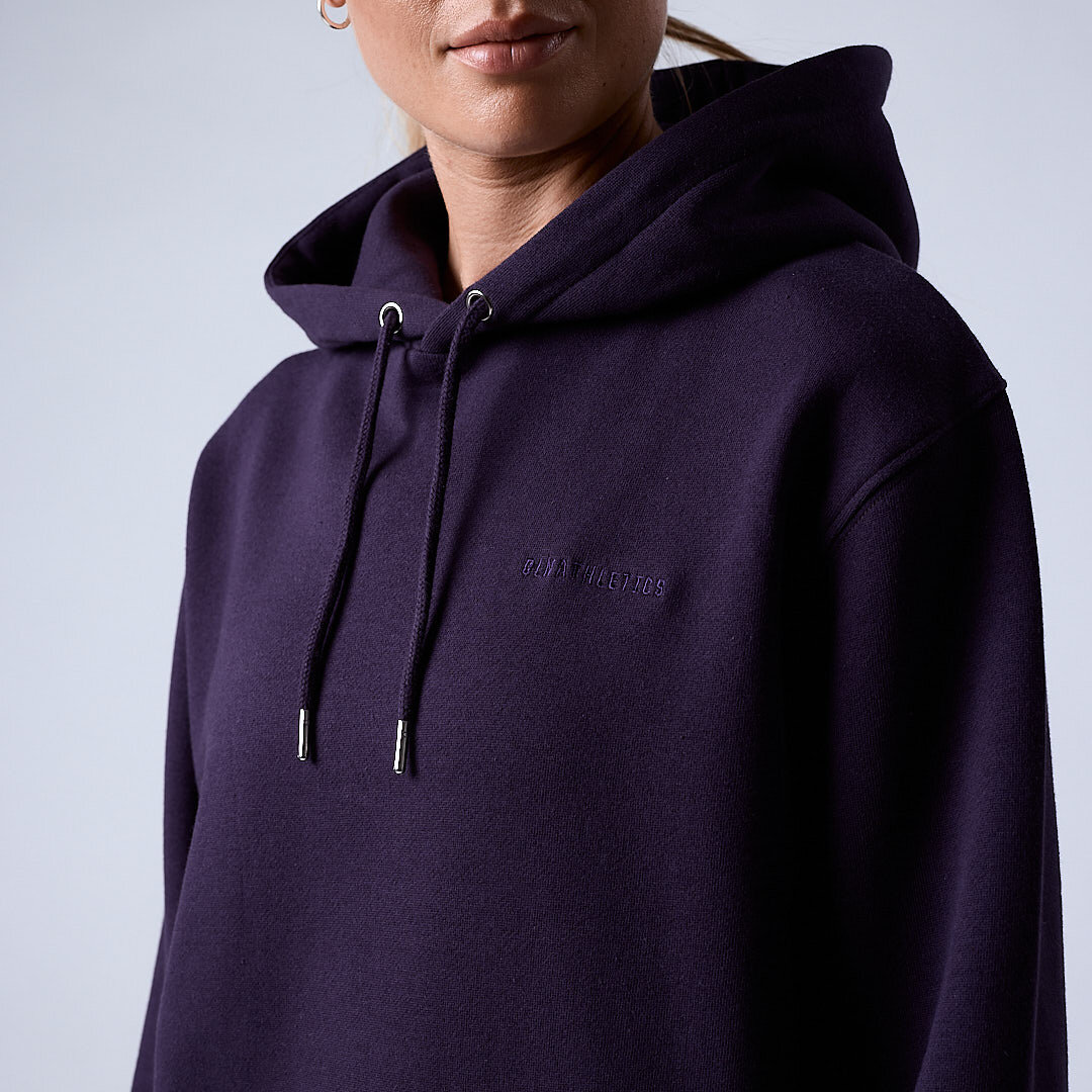 Core hoodie Wmn Dark plum