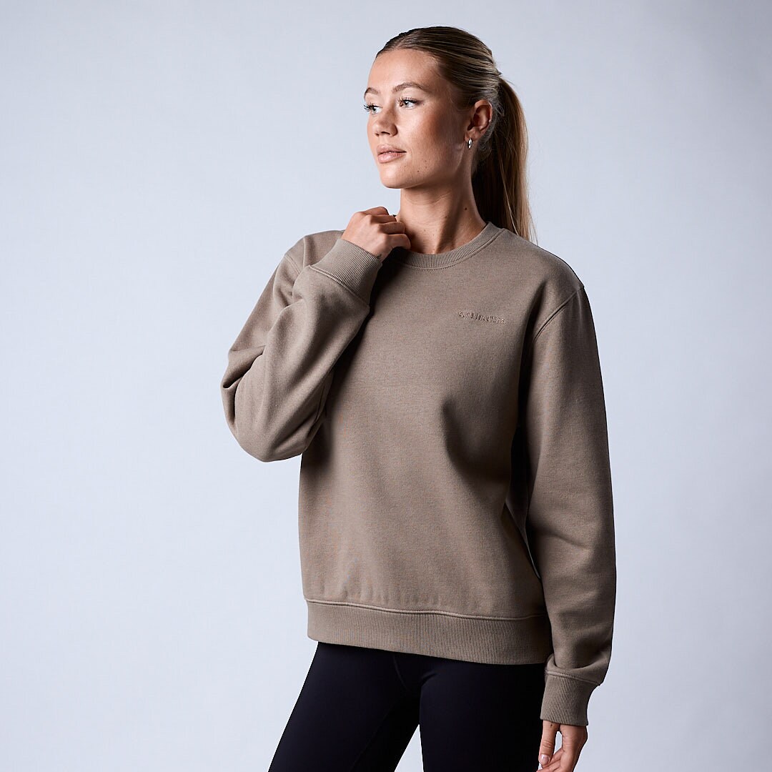 Core sweatshirt Wmn Dark khaki