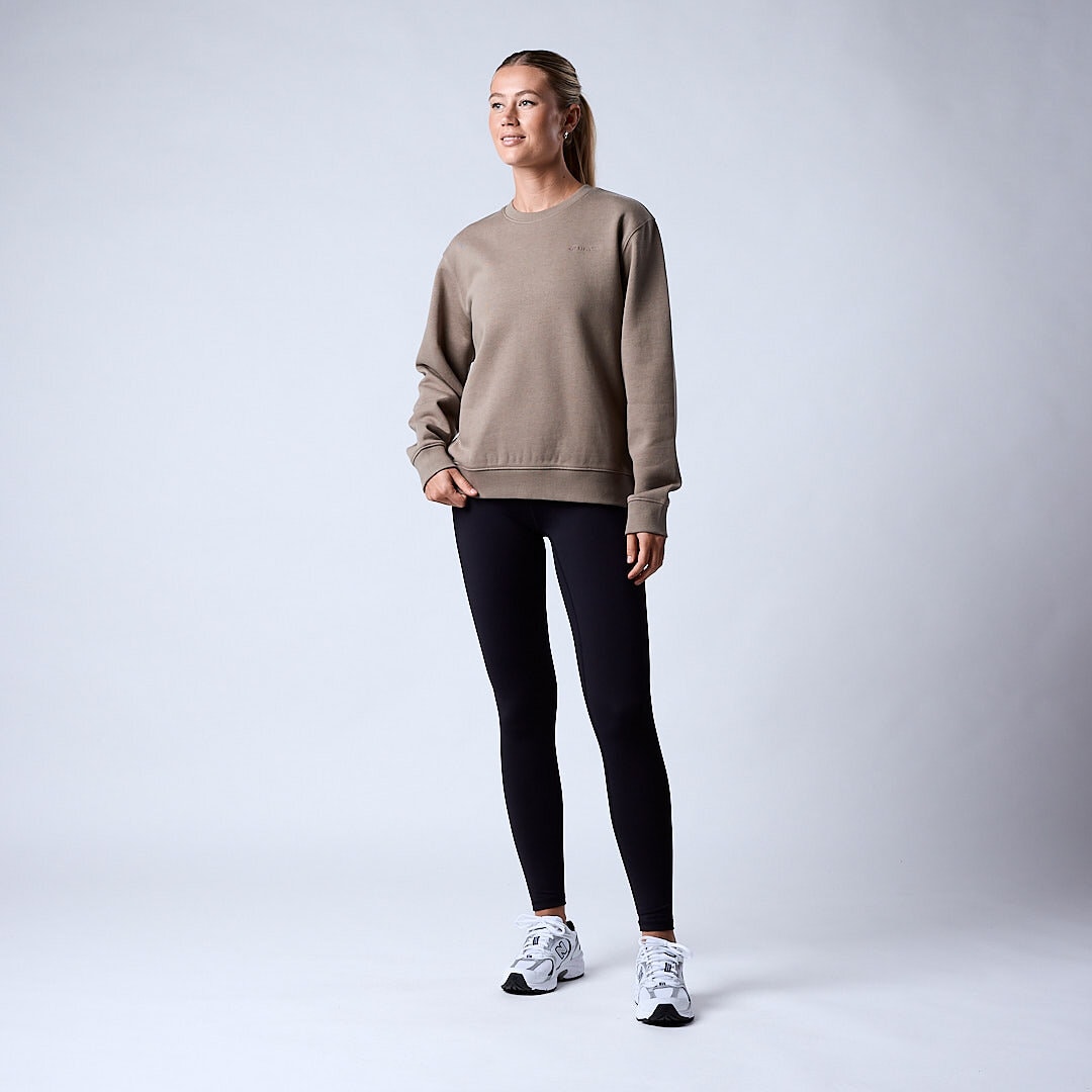Core sweatshirt Wmn Dark khaki