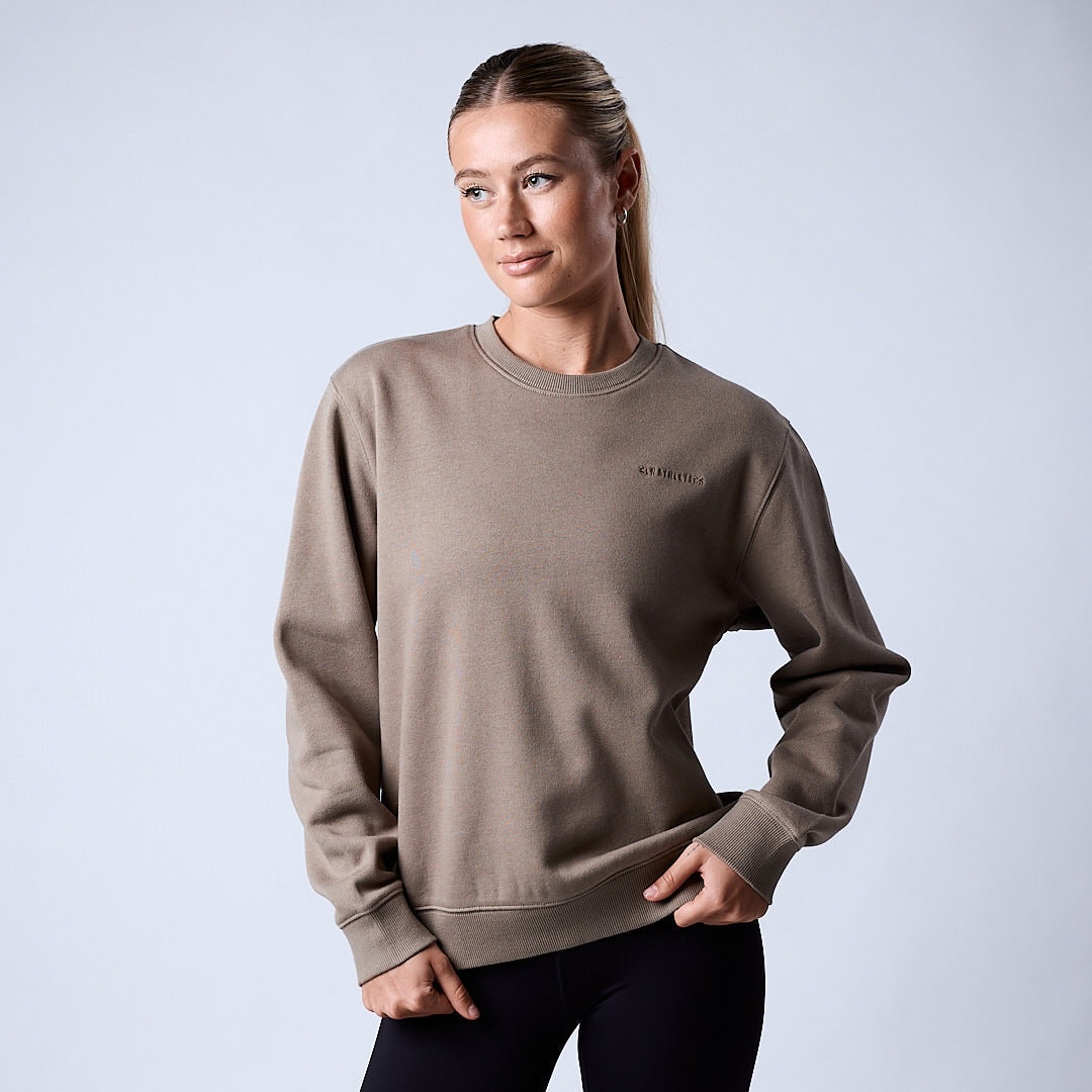 Core sweatshirt Wmn Dark khaki