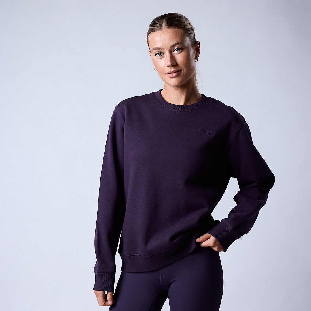 Core sweatshirt Wmn Dark plum