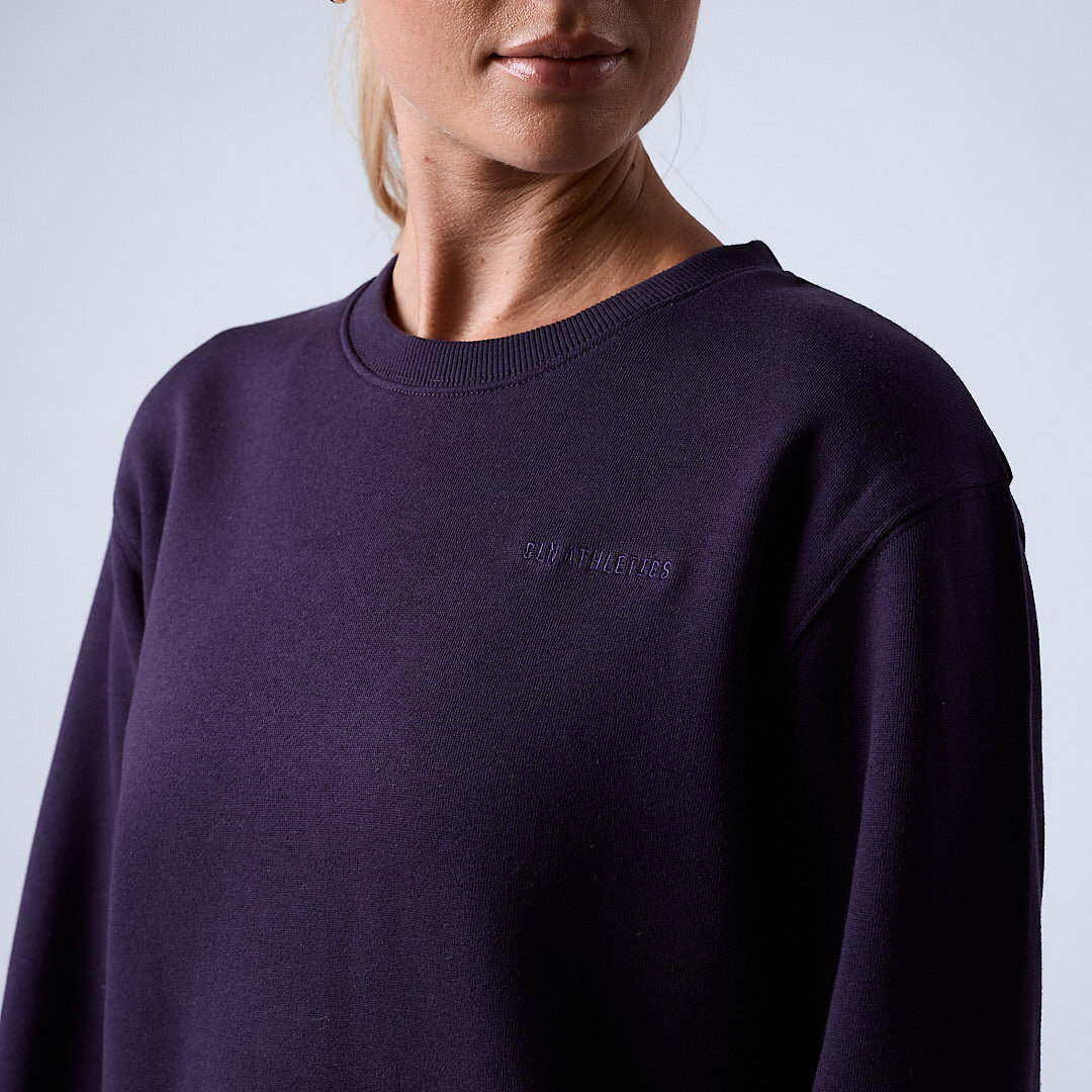Core sweatshirt Wmn Dark plum