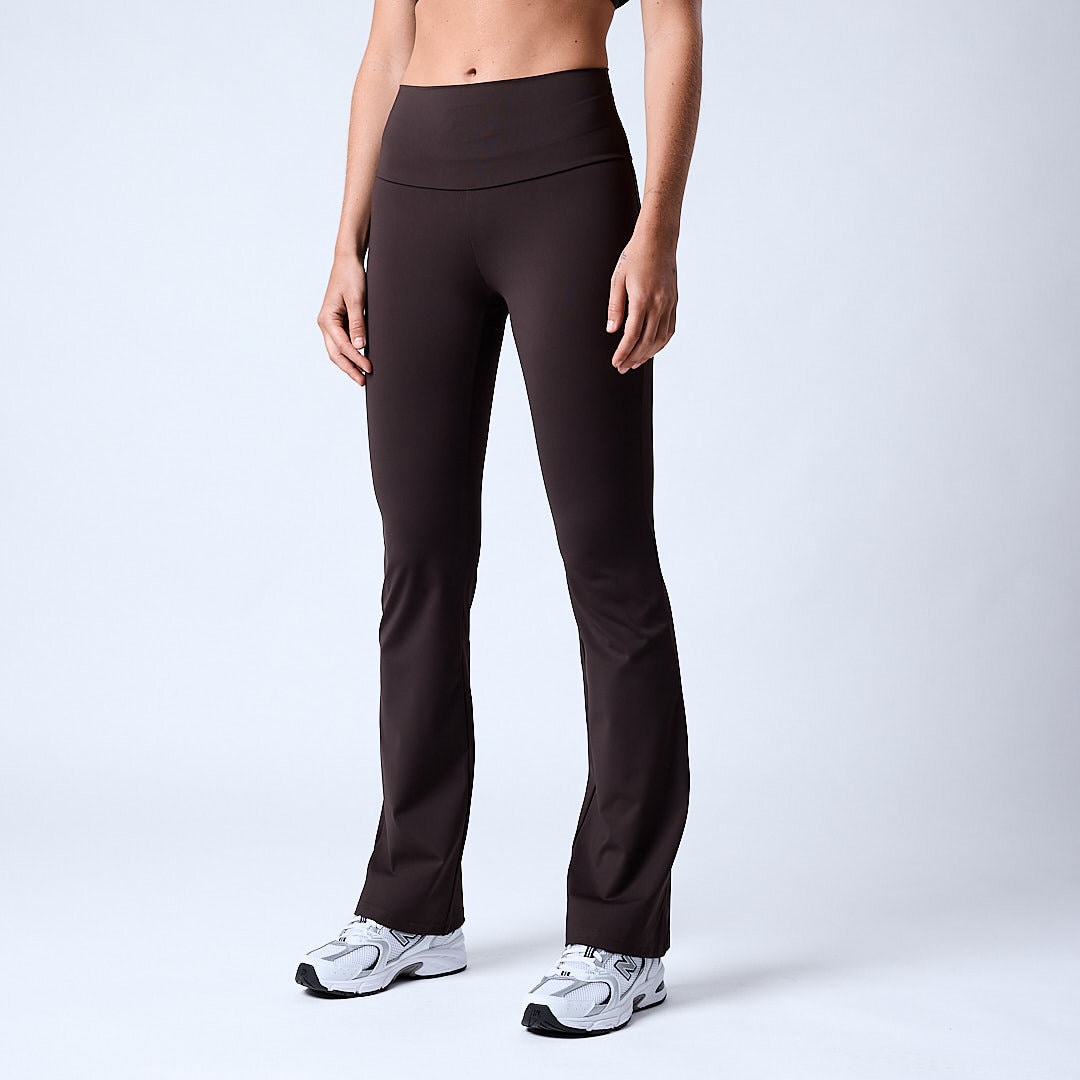 Fuse flared tights Coffee