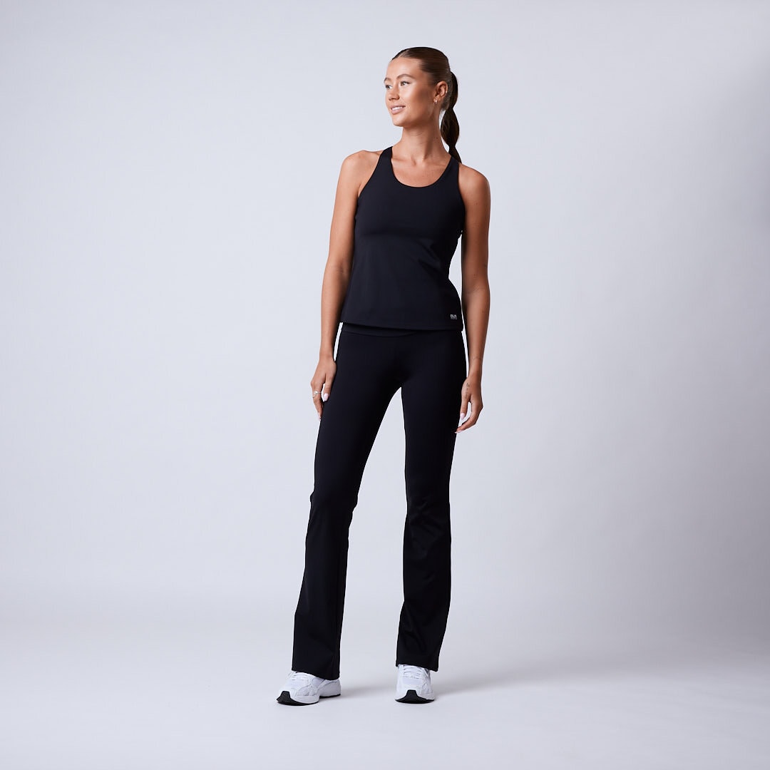 Fuse singlet 2 in 1 top Black