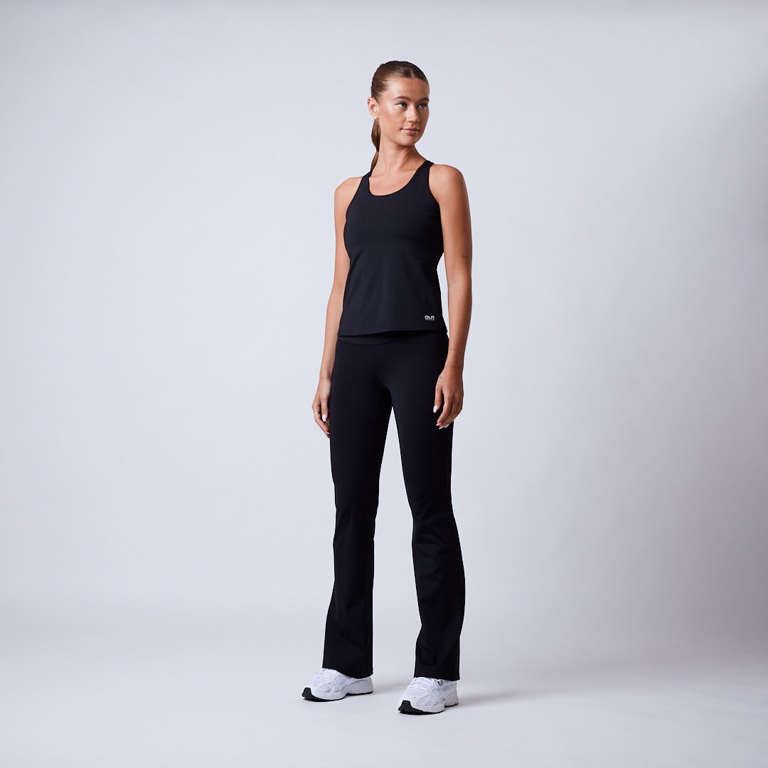 Fuse singlet 2 in 1 top Black