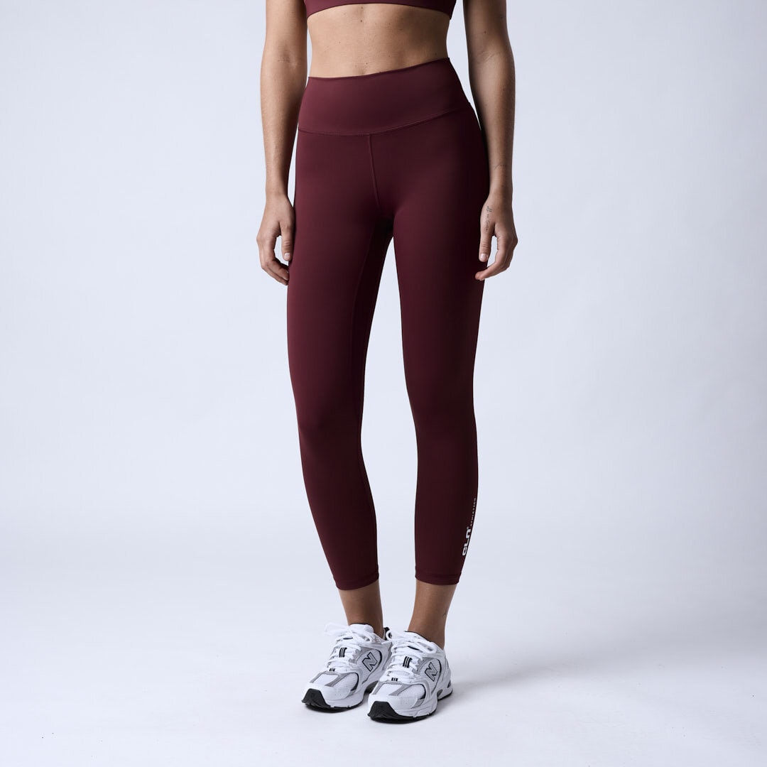 Fuse V-shape 7/8 tights Dark red