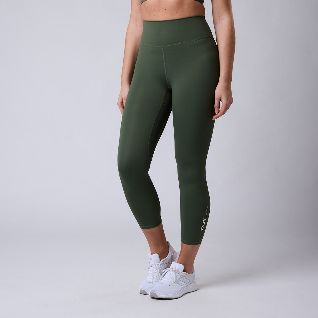 Fuse V-shape 7/8 tights Moss green