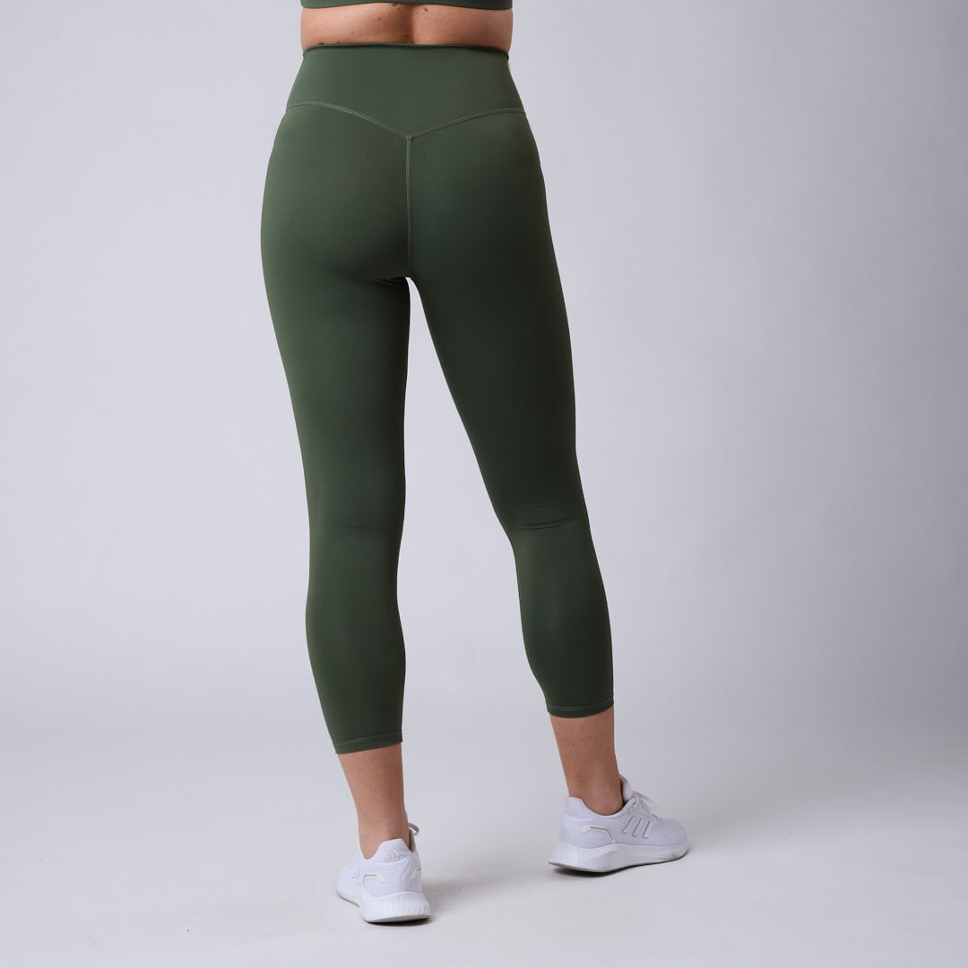 Fuse V-shape 7/8 tights Moss green