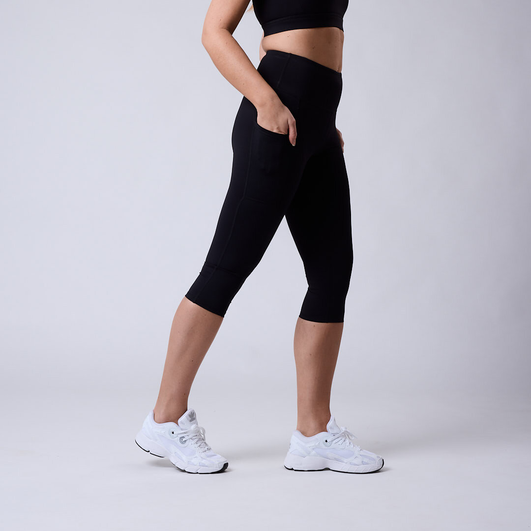 Fuse 3/4 pocket tights Black