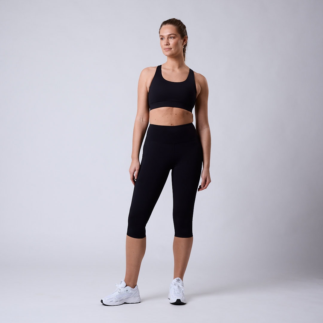Fuse 3/4 pocket tights Black