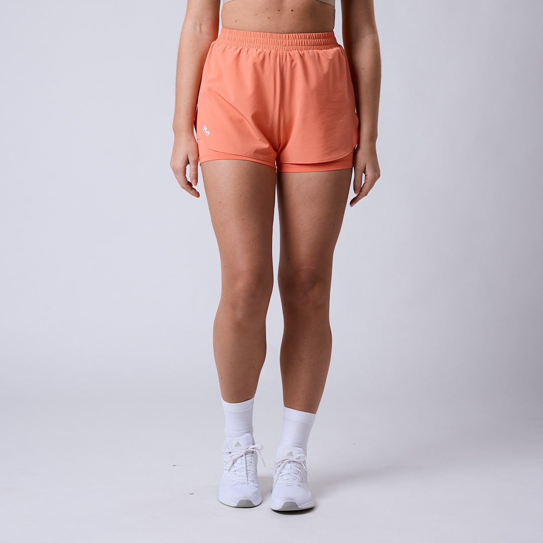 Ultra 2 in 1 shorts Coral peach