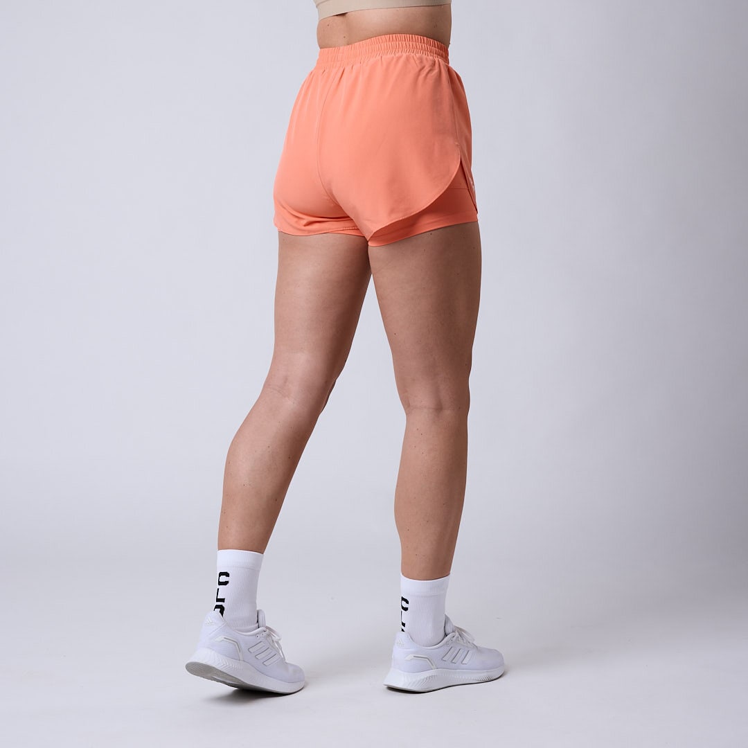 Ultra 2 in 1 shorts Coral peach