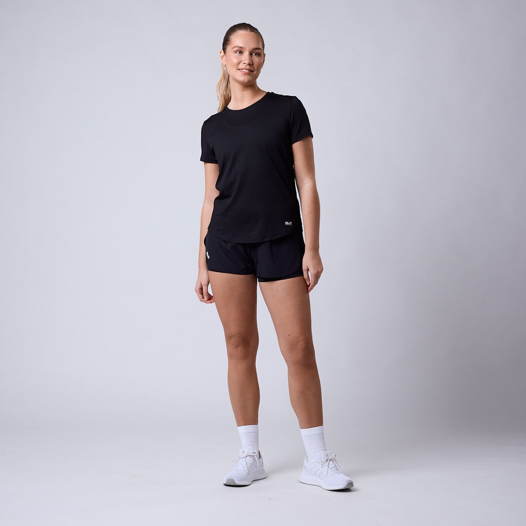 Breeze mesh t-shirt Black