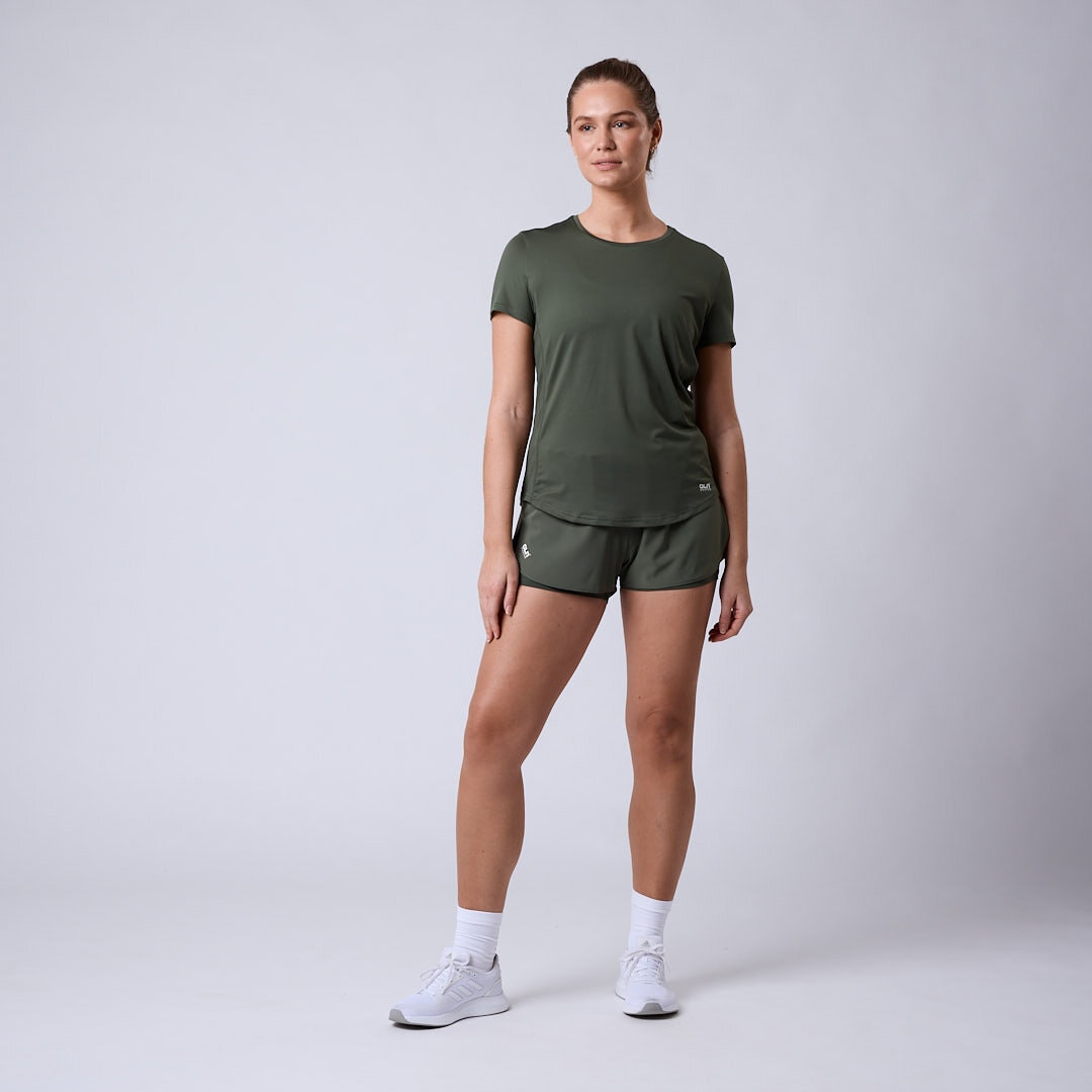 Breeze mesh t-shirt Moss green