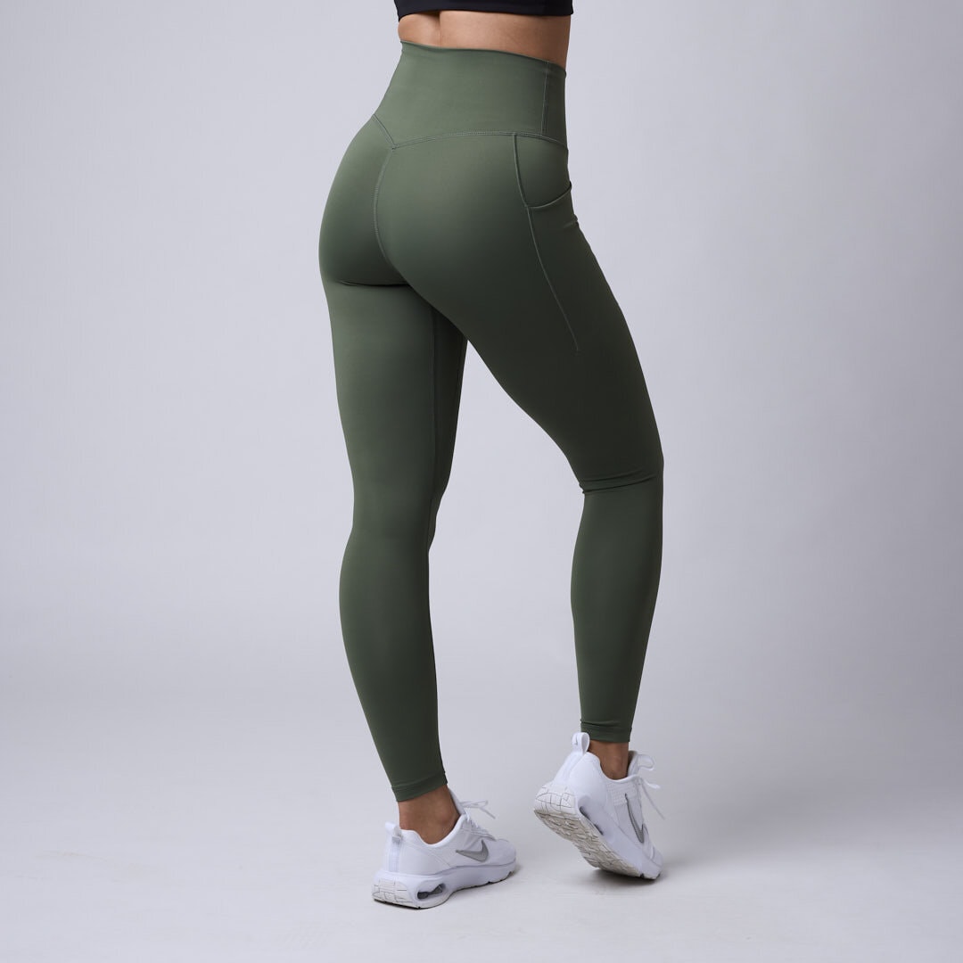 Fuse pocket tights Moss green