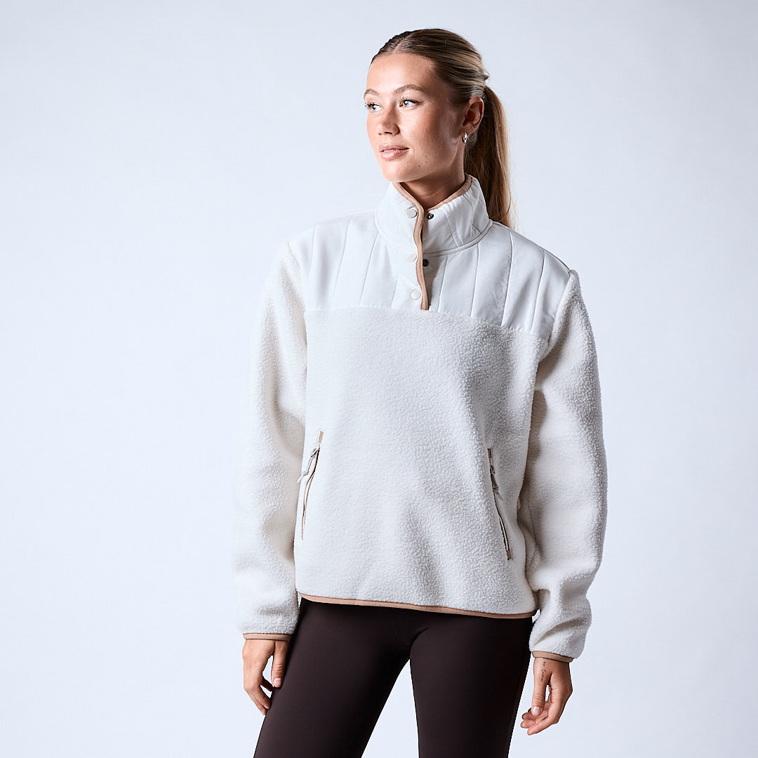 Jessie pile fleece White