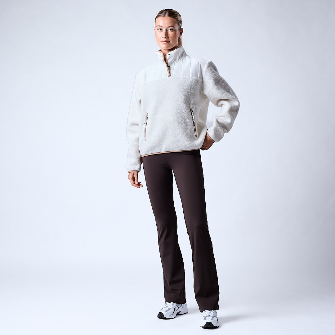 Jessie pile fleece White