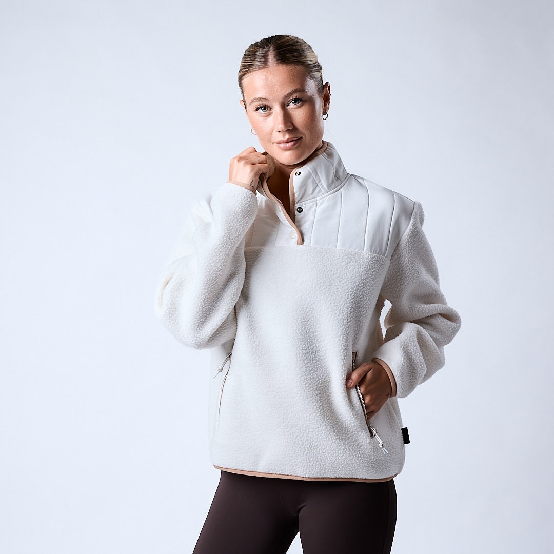 Jessie pile fleece White