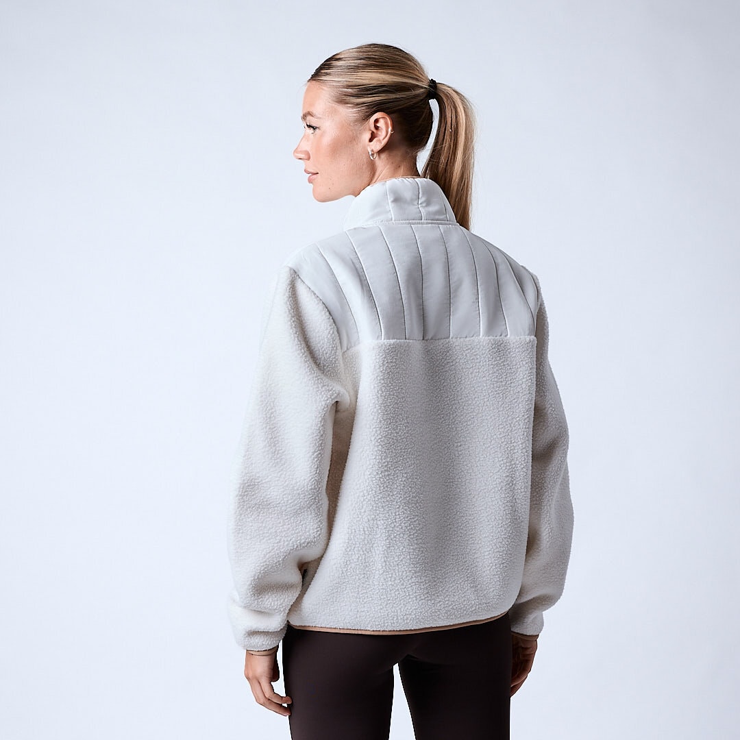 Jessie pile fleece White